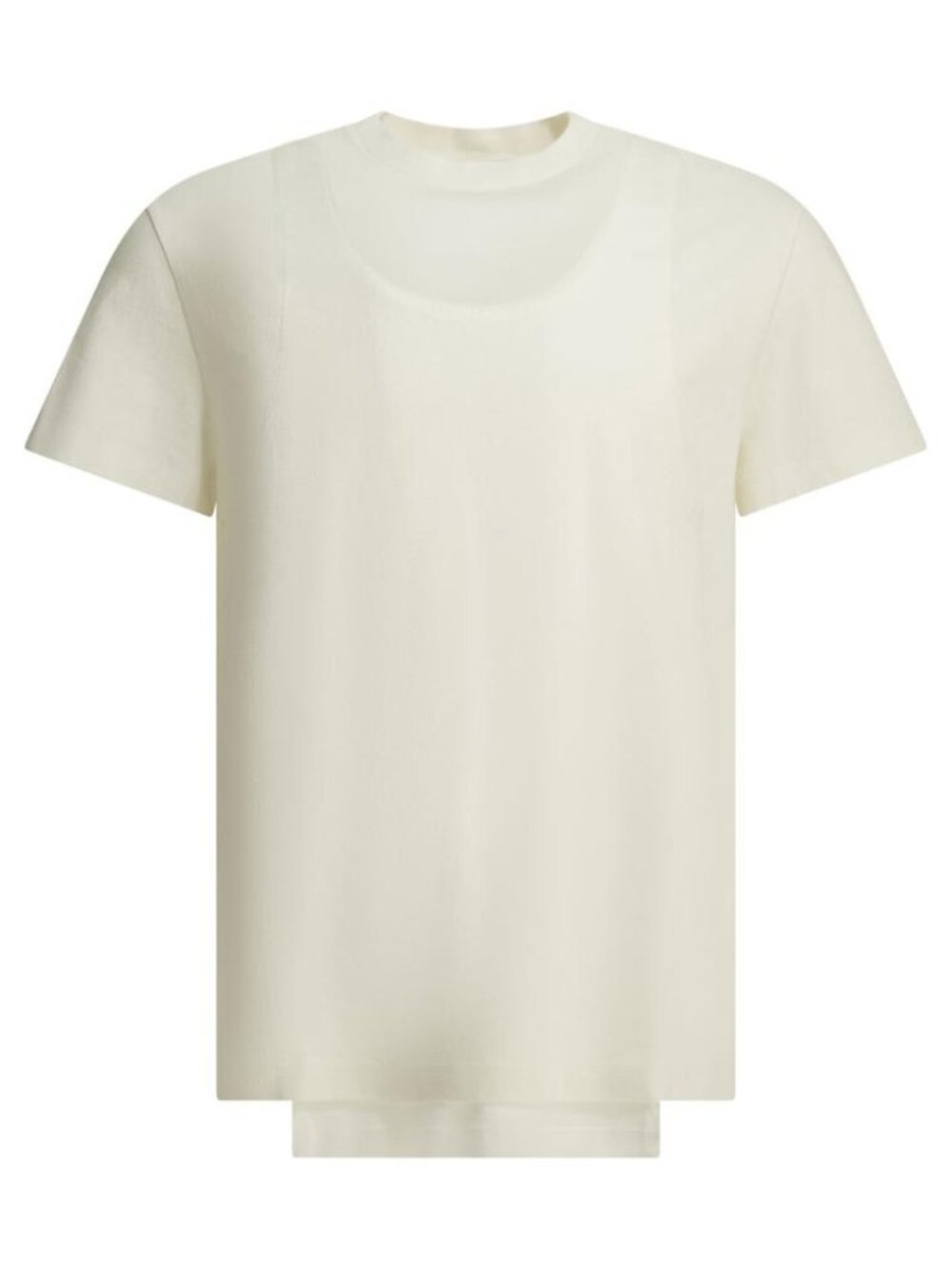 Maison Margiela Double Layer Crew-Neck T-Shirt Tag Size L Women